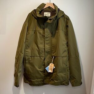 Men's Olive Hooded Field Jacket